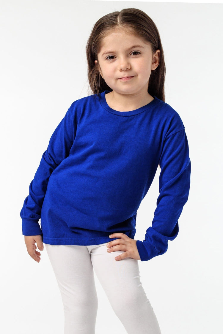 18107GD - Toddler long sleeve garment dye t-shirt