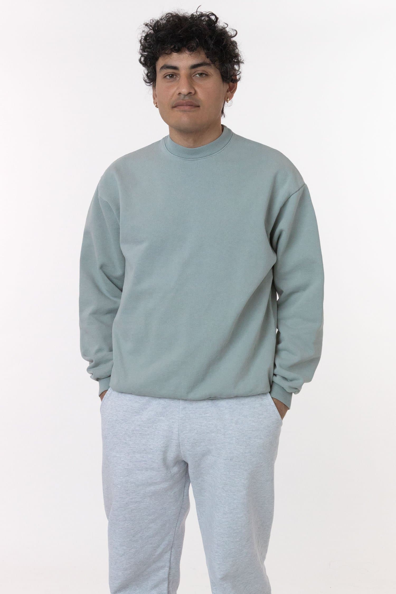 TX407GD - Long Sleeve Heavy Thermal Crew Neck – Los Angeles Apparel