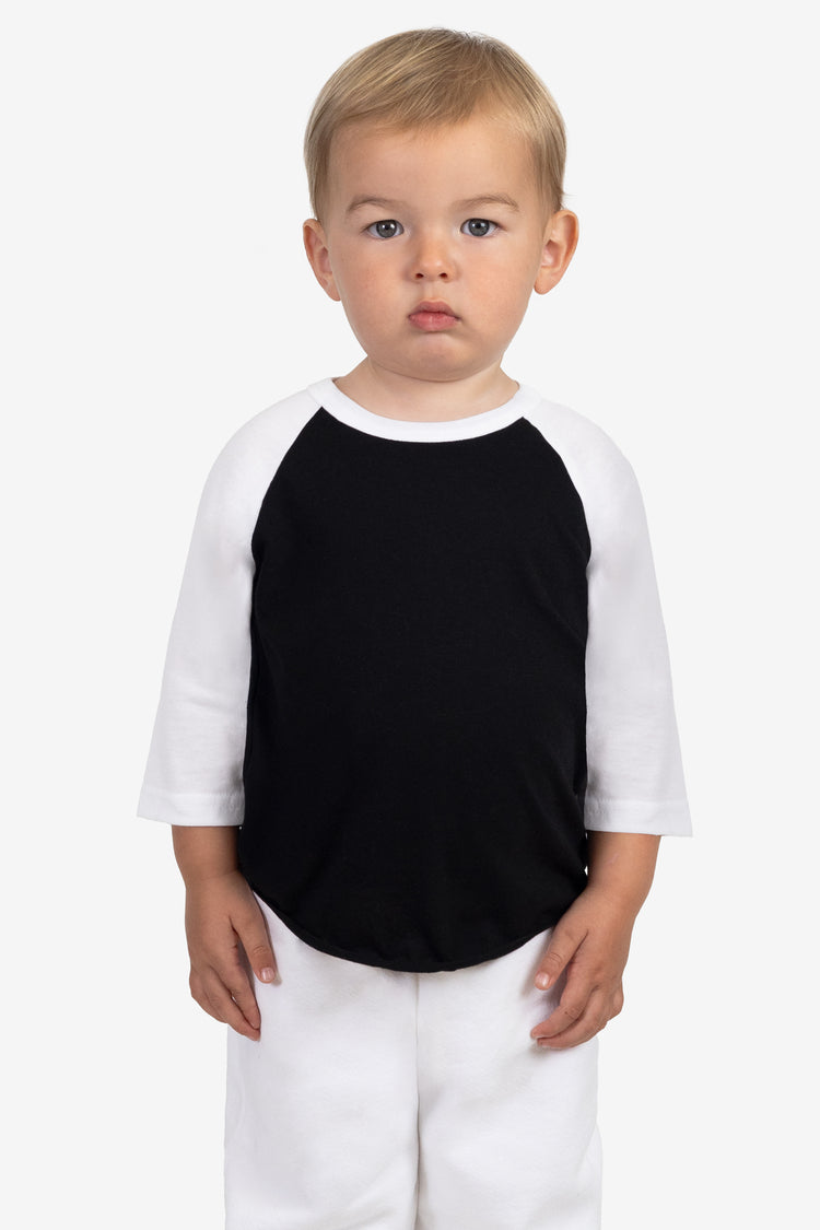 FF0053 - Infant 3/4 Sleeve Poly Cotton Raglan