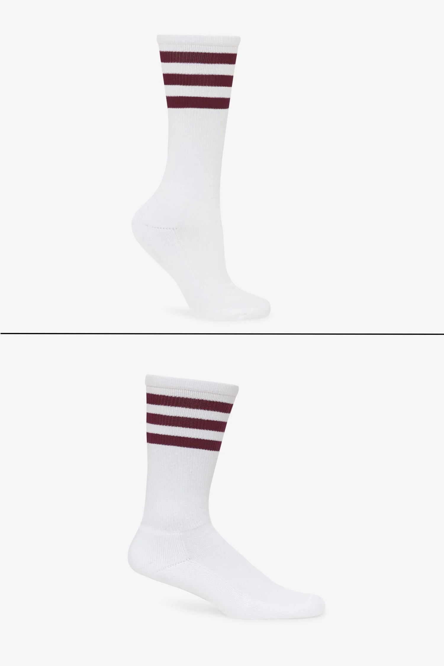 White/Burgundy Str