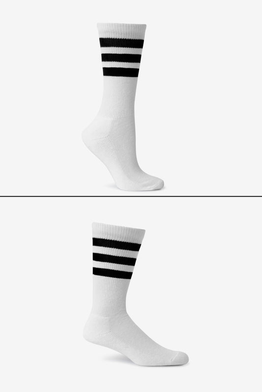 CALFSOCK - Unisex 3-Stripe Calf Sock