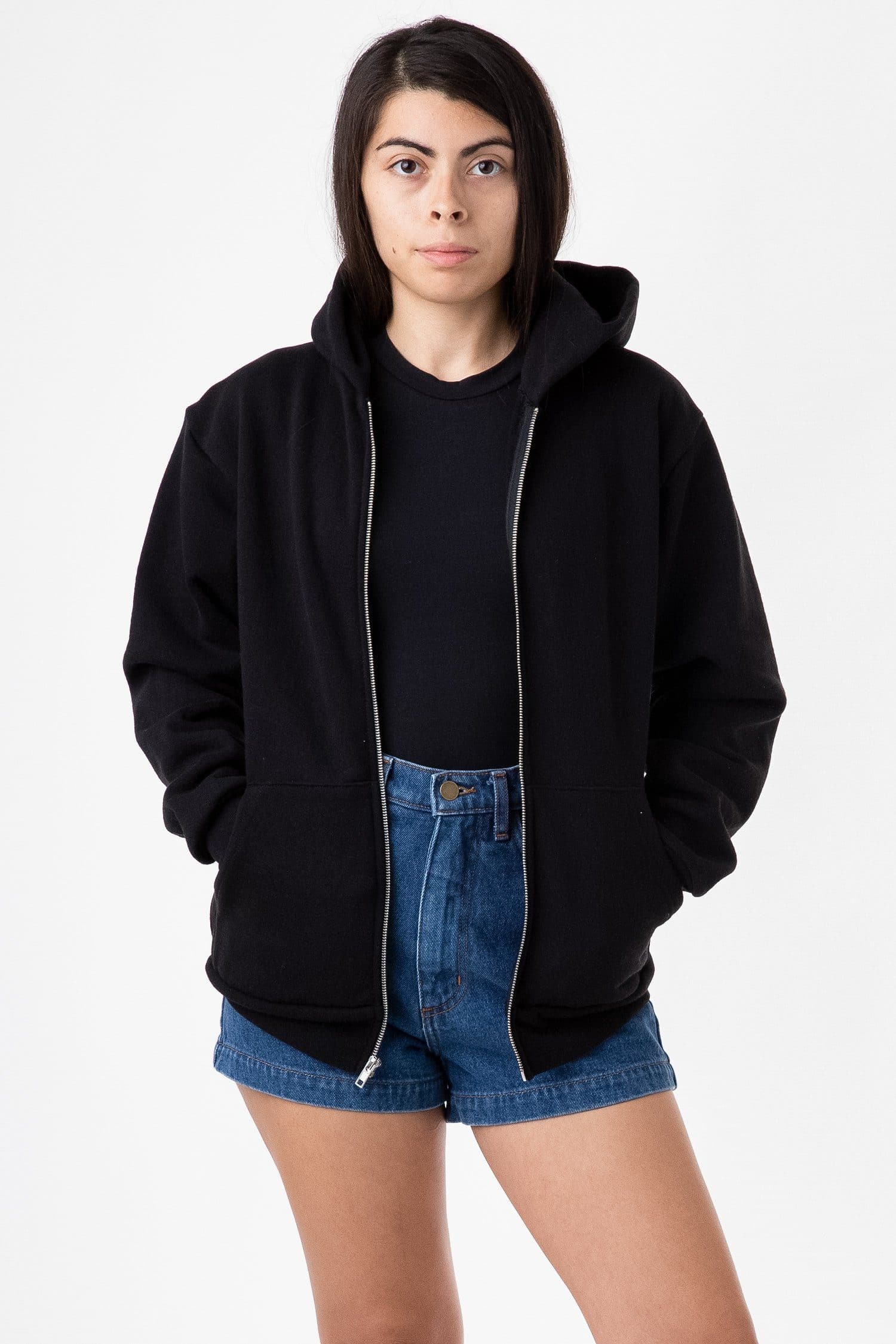 HF10 - Heavy Fleece Zip-Up Hoodie (Piece Dye) – Los Angeles 