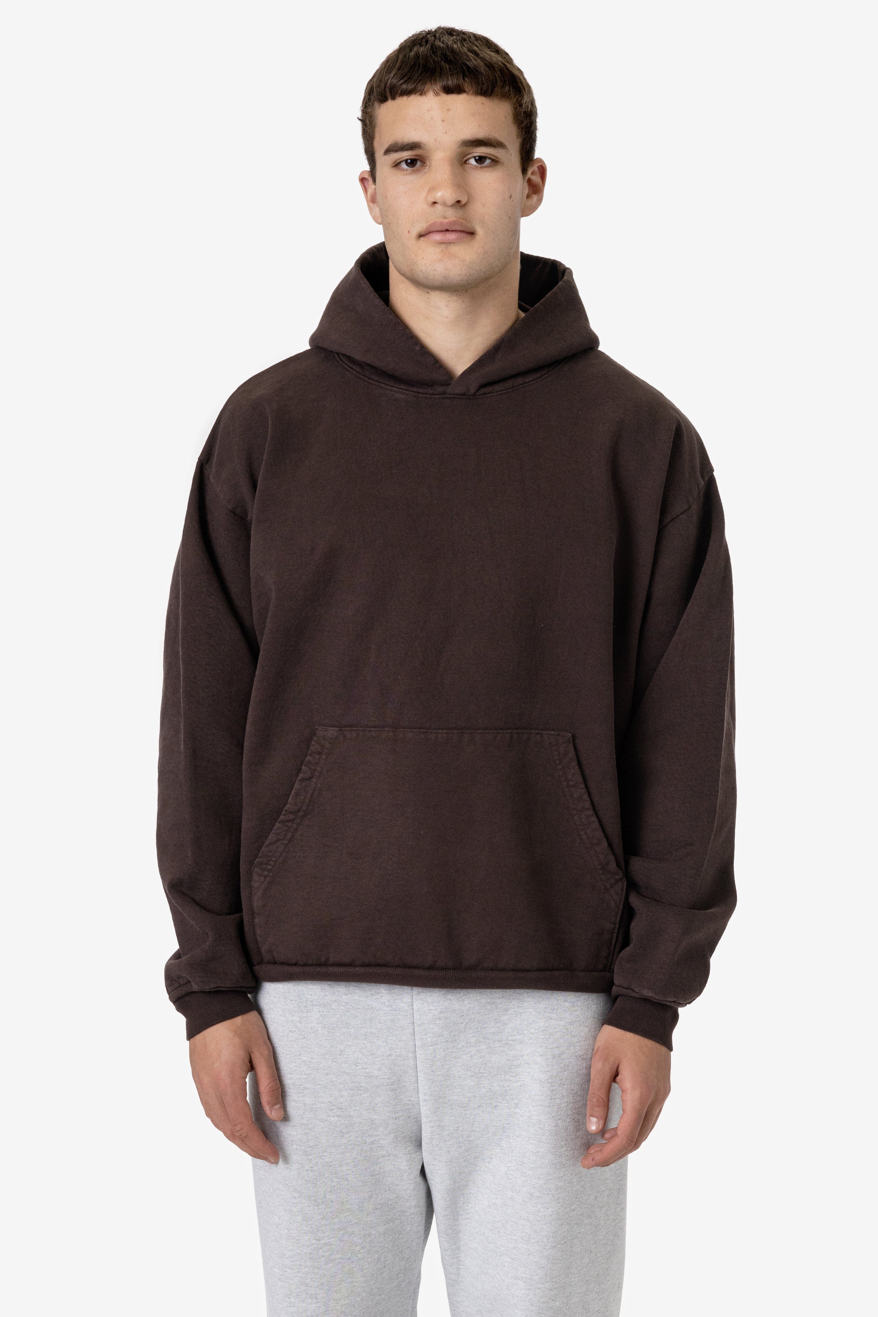 HF09GD - Garment Dye 14oz. Heavy Fleece Hooded Pullover Sweatshirt