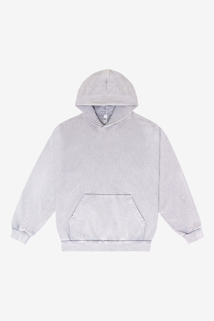 HF09MW - 14oz. Mineral Wash Heavy Fleece Hooded Pullover Sweatshirt