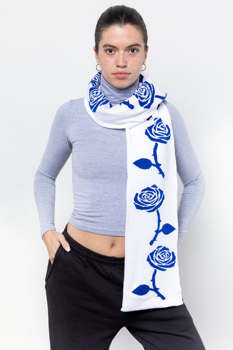 JQSCARF05 - Rose Jacquard Scarf