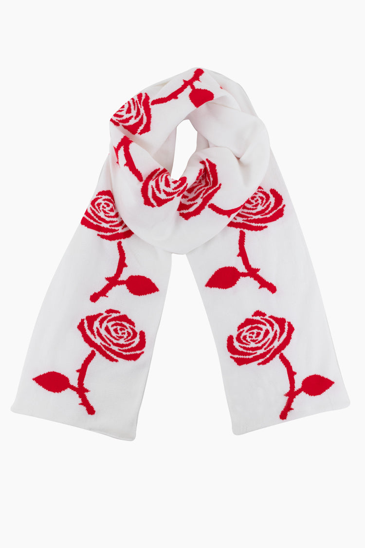 JQSCARF05 - Rose Jacquard Scarf