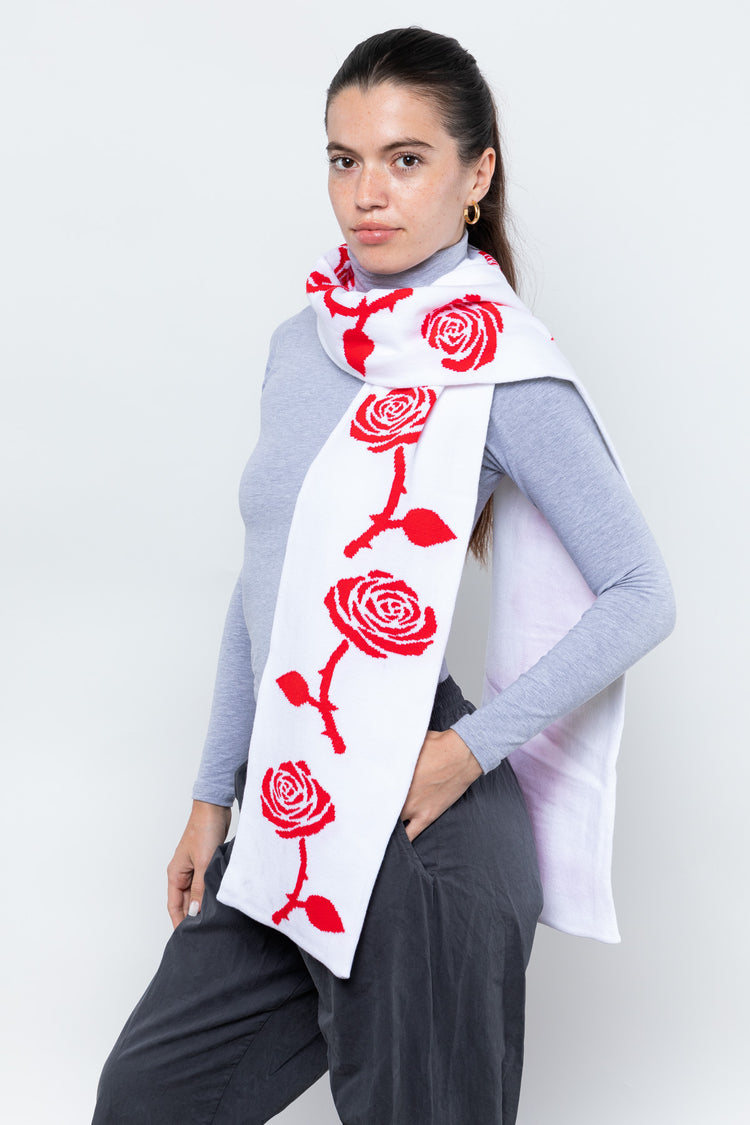 JQSCARF05 - Rose Jacquard Scarf