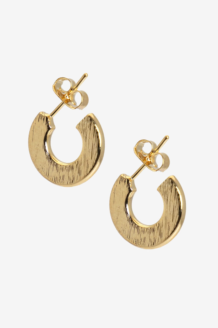 JWL105 - Flat Open Hoop Earrings