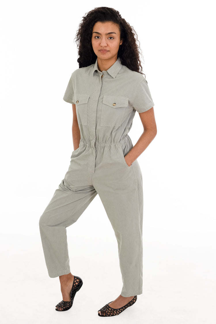 RJC3201GD - Short Sleeve Utility Jumpsuit