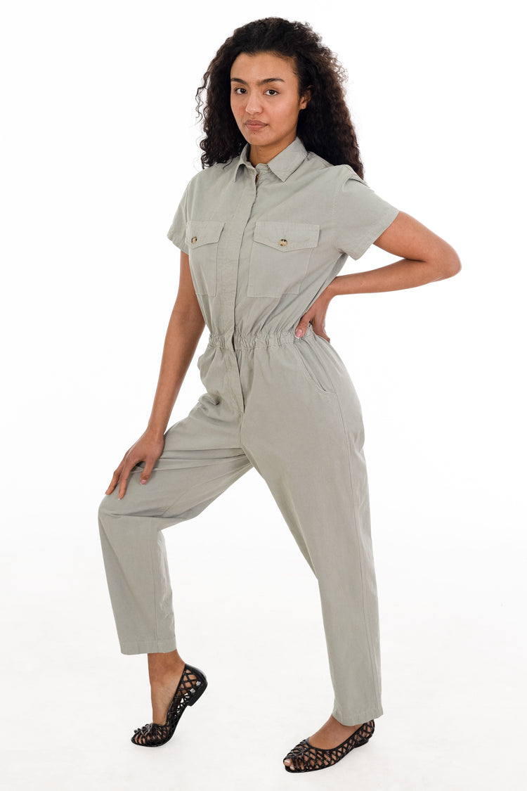 RJC3201GD - Short Sleeve Utility Jumpsuit