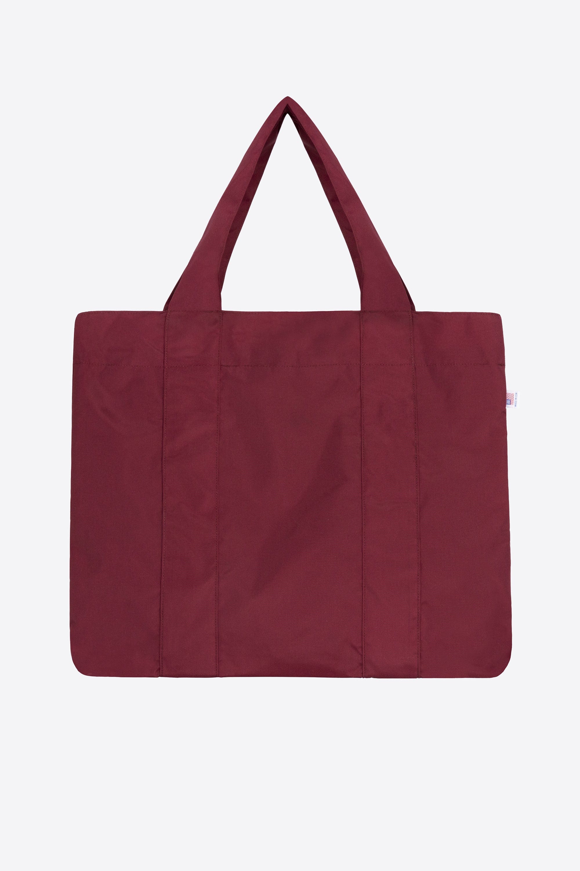 Large burgundy 2025 tote bag