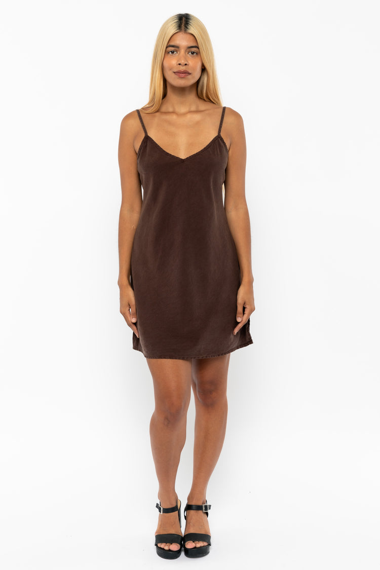 TN100GD - Tencel Mini Slip Dress