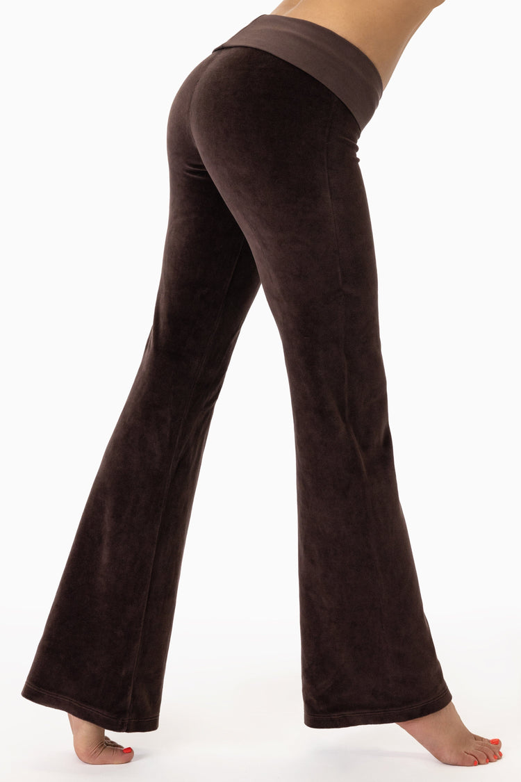 VLR300GD - Velour Garment Dye Yoga Legging