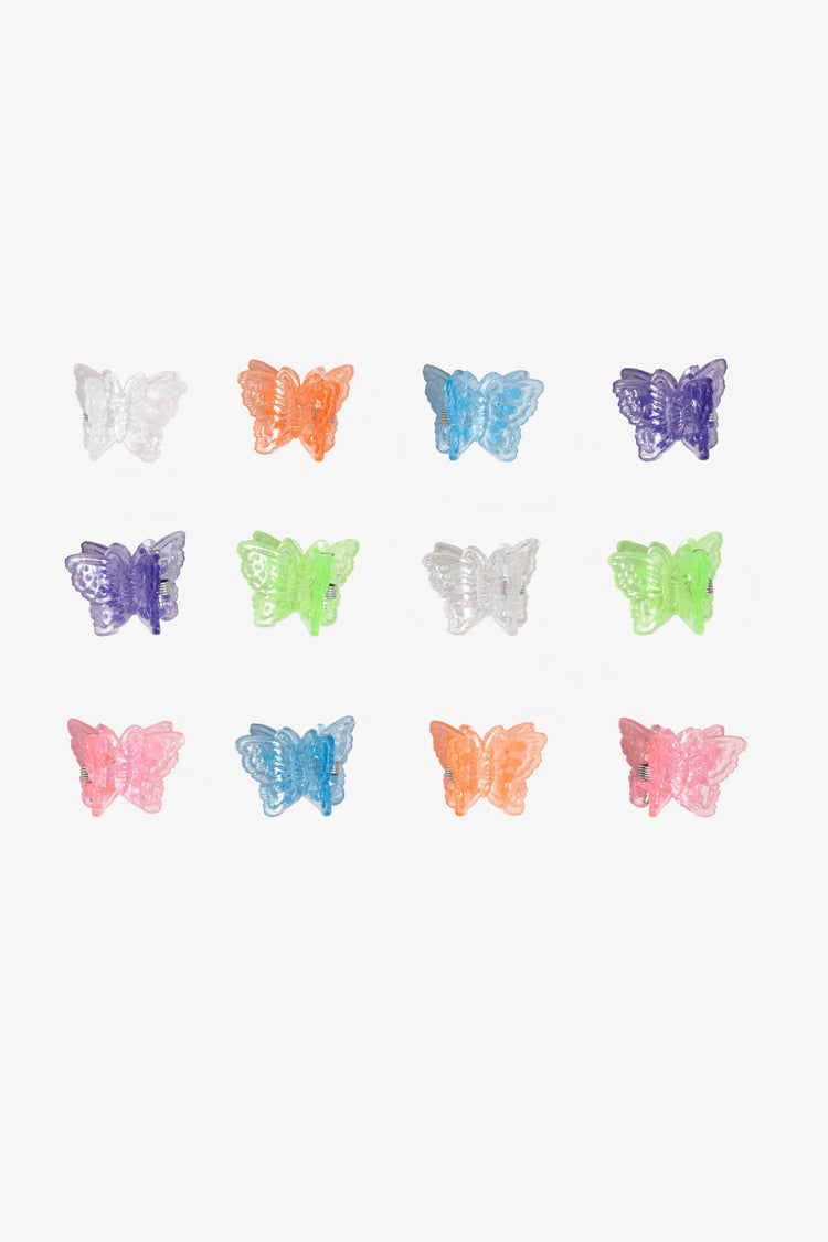 VNTFLY - Mini Butterfly Hair Clips Claw Clamps