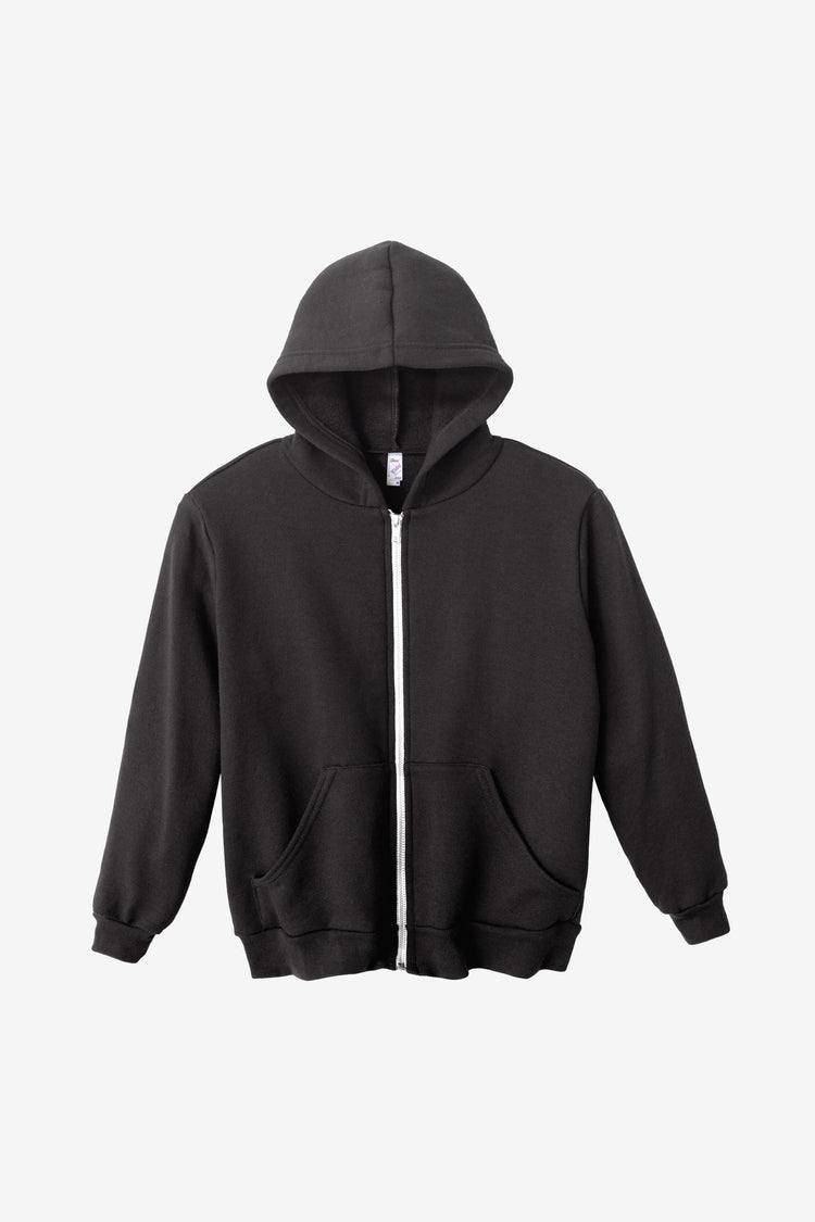 F2097 - Kids Poly Cotton Zip Hoodie