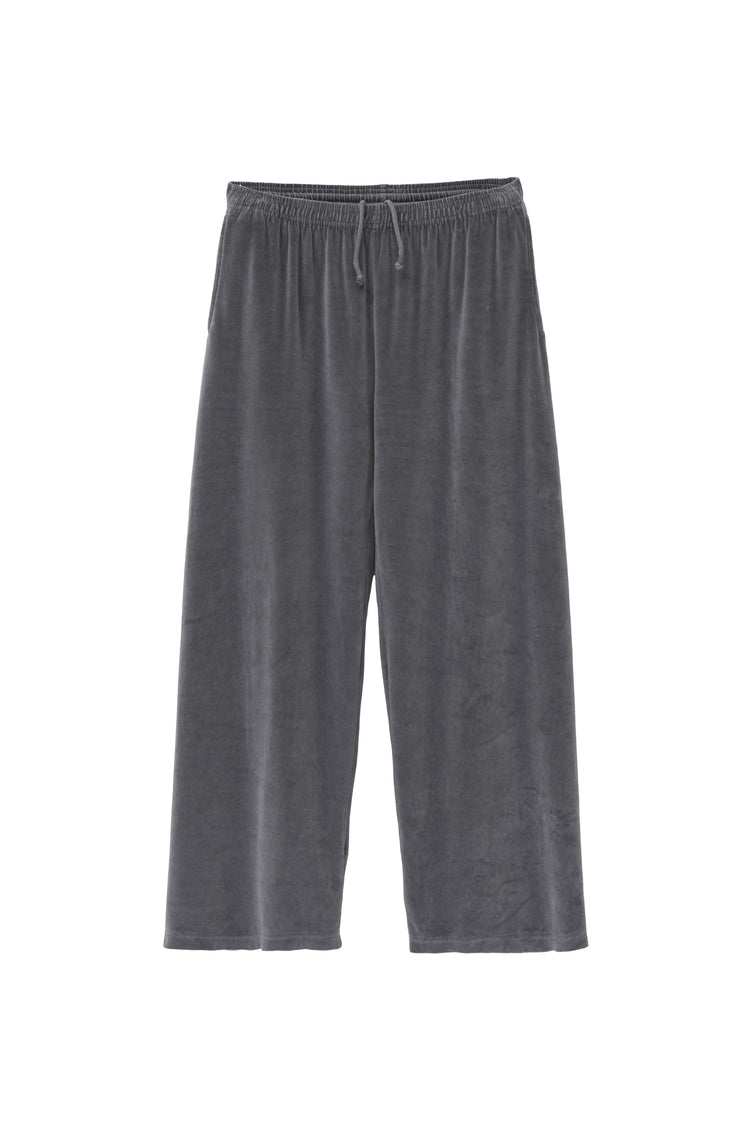 VLR445GD - Garment Dye Velour Open Bottom Sweatpants