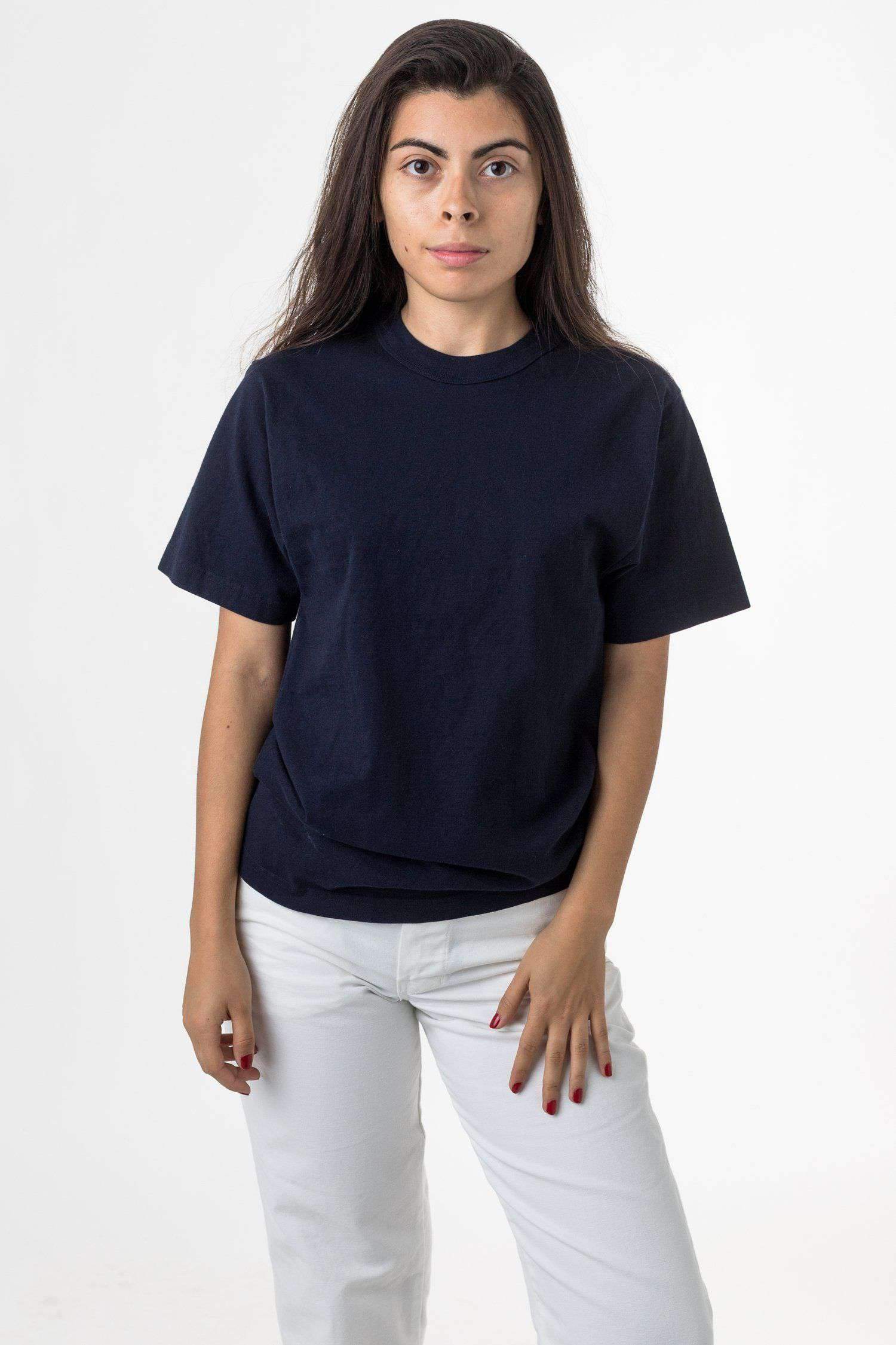 1203GD Unisex - Short Sleeve Binding Garment Dye T-Shirt T-Shirt Los Angeles Apparel 