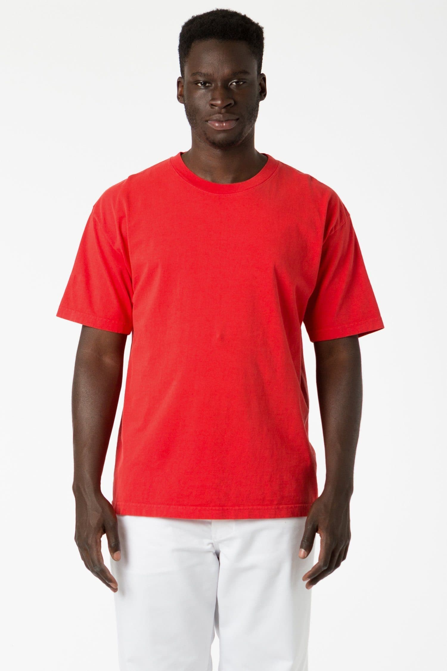 1801GD - 6.5oz Garment Dye Crew Neck T-Shirt – Los Angeles Apparel