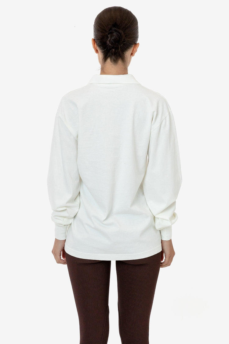 18417GD - 18/1 Long Sleeve Polo T-Shirt