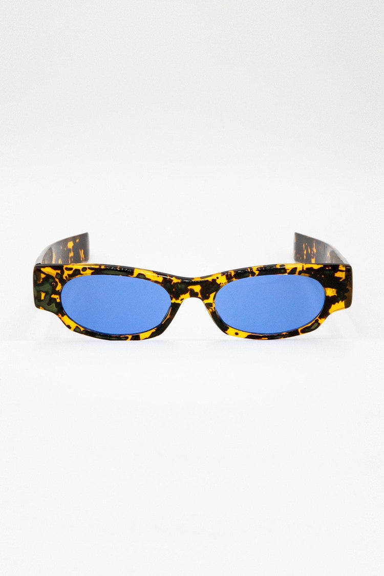 SGYASMINE - Yasmine Thick Square Frame Skinny Sunglasses