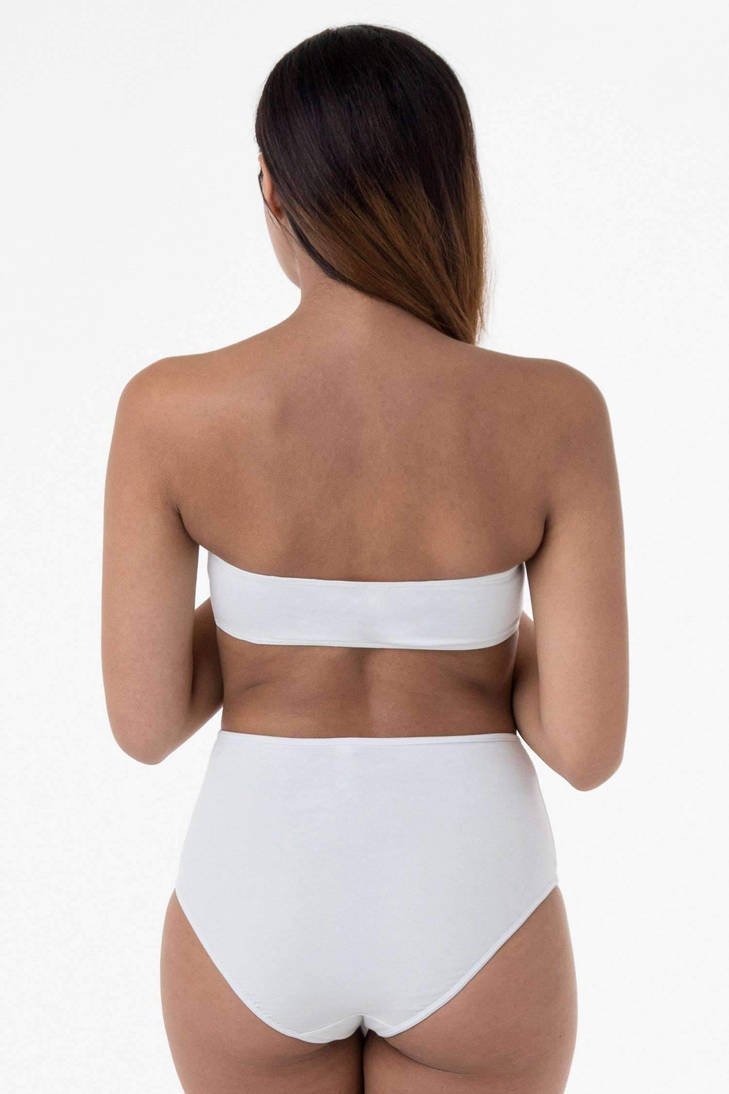 8399 - High Waist Bikini Panty Underwear Los Angeles Apparel White XS 