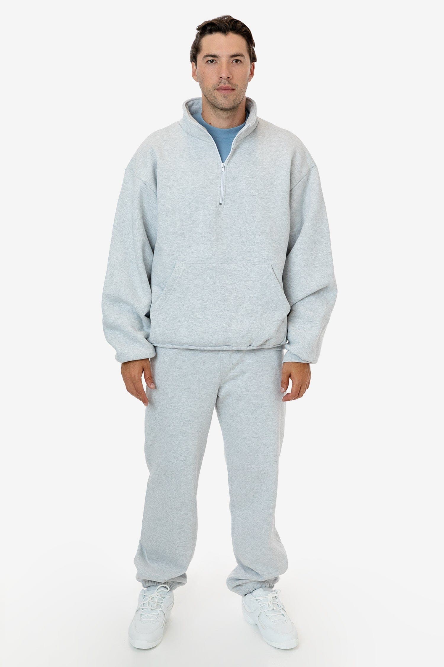 HFX-408 - 14oz. Heavy Fleece Half Zip Pullover – Los Angeles