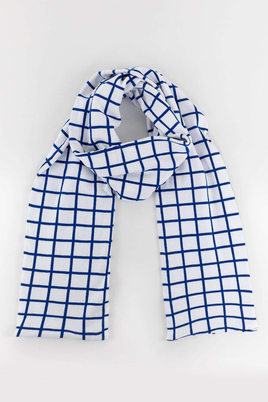 JQSCARF06 - Grid Jacquard Scarf