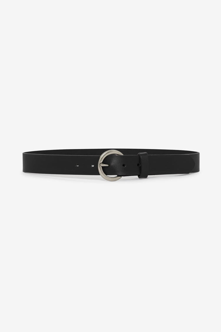 RSALBT03 - Unisex Round Buckle Leather Belt