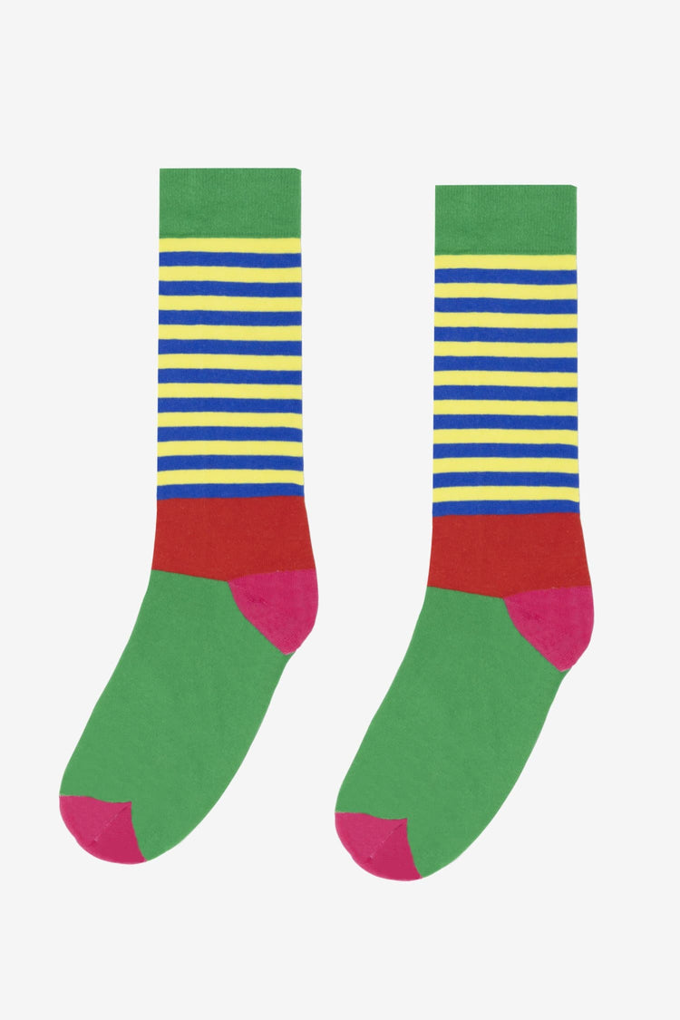 MTSTRSOCK - Multi Stripe Colorblock Sock