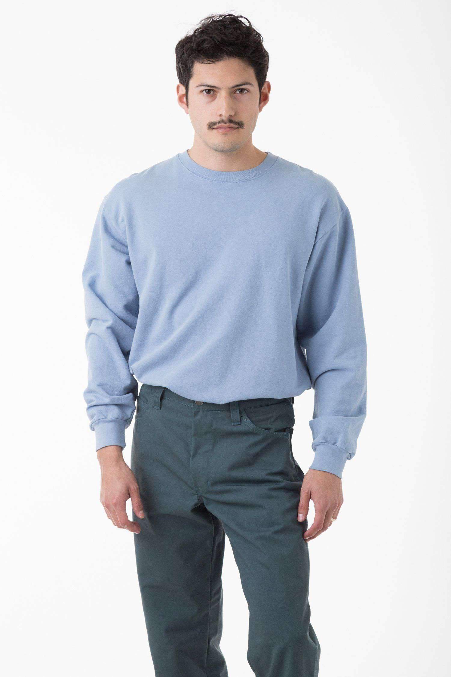 MWT07GD - Long Sleeve Garment Dye French Terry Pullover – Los