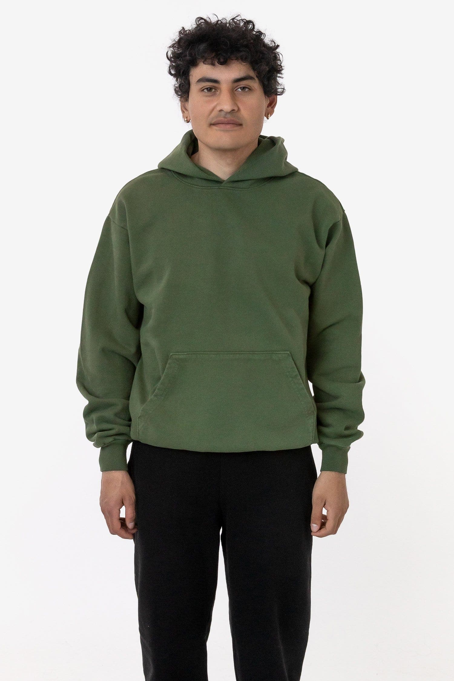 HF09GD Mix - Garment Dye 14oz. Heavy Fleece Hooded Pullover