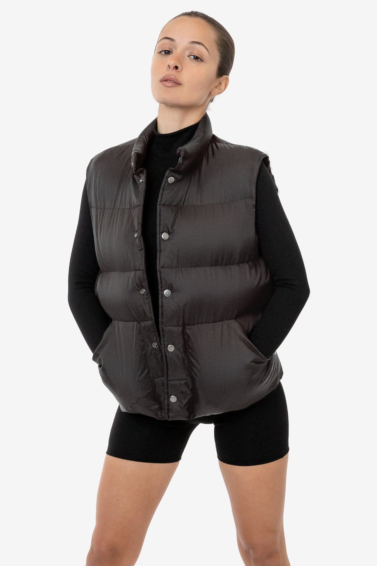 RNFP400 - Nylon Puffer Vest – Los Angeles Apparel - Japan