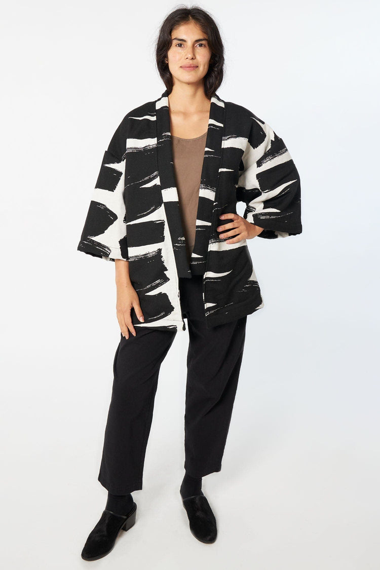 RUPH01 - Jacquard Kimono Jacket
