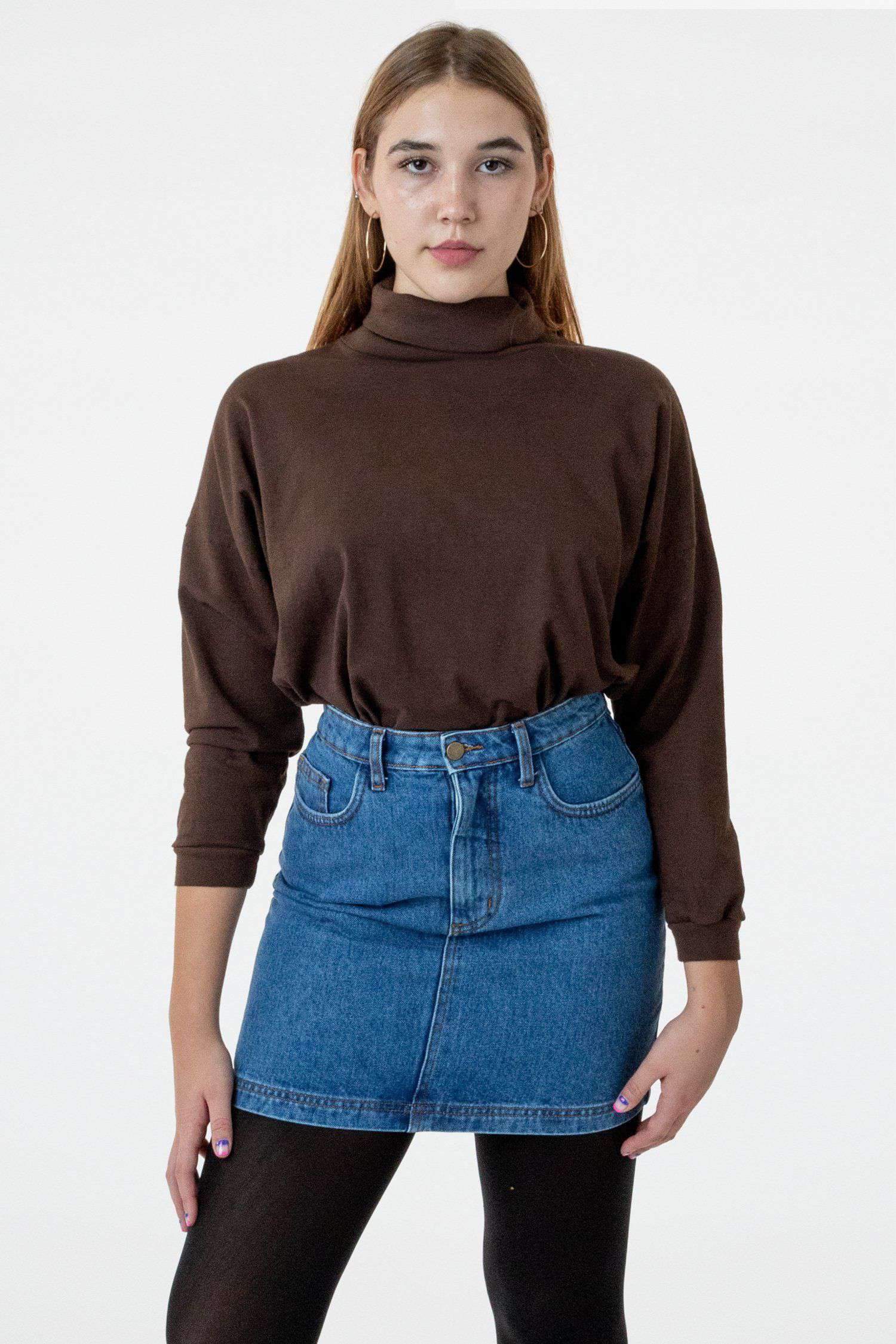 RDNW33 - Denim Mini Skirt Skirt Los Angeles Apparel 