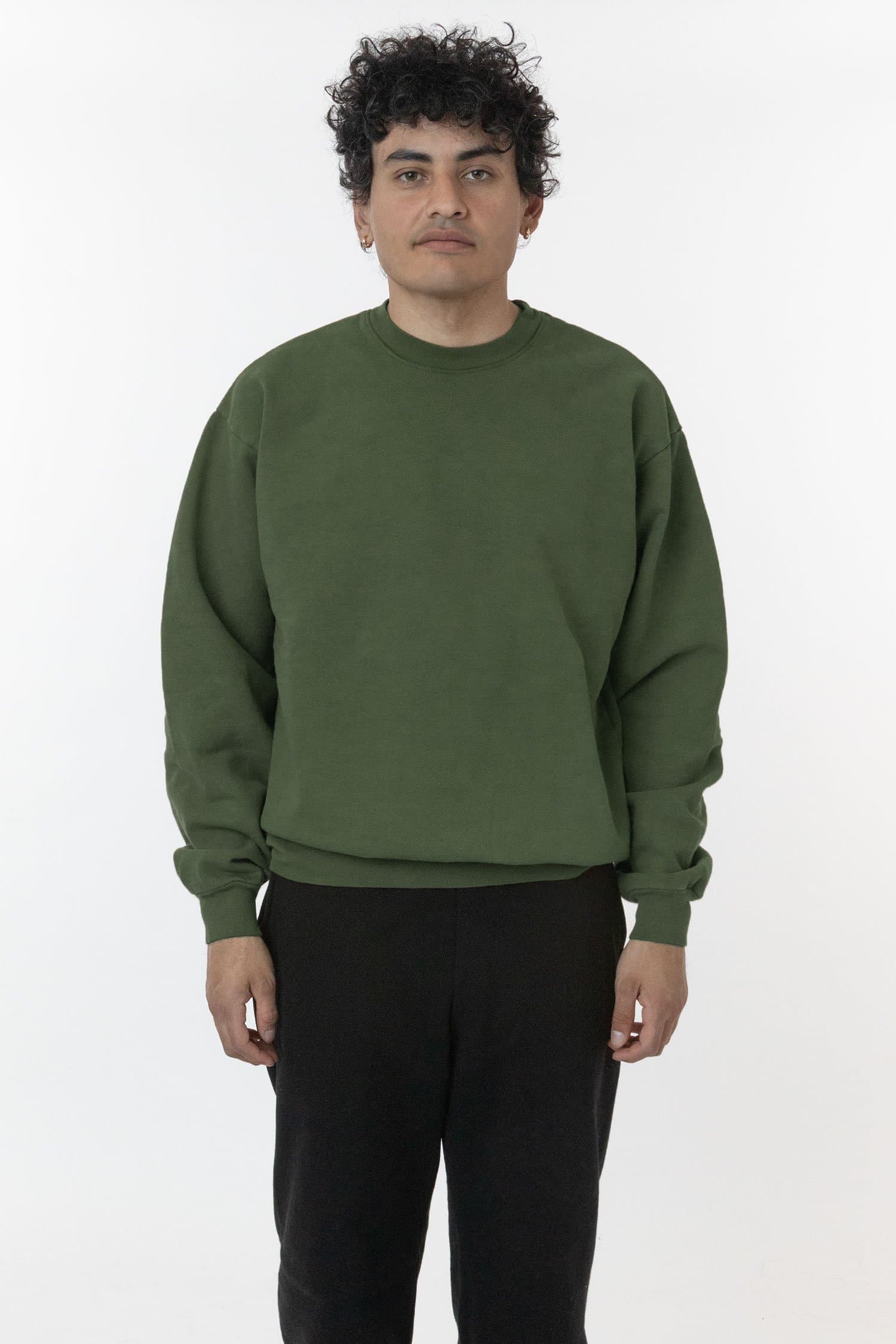 HF07GD - 14oz. Garment Dye Heavy Fleece Pullover Crewneck ...