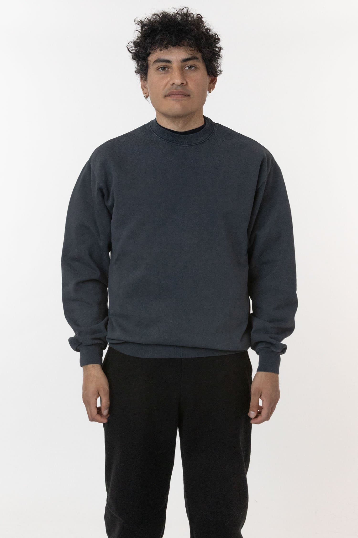 HF07GD - 14oz. Garment Dye Heavy Fleece Pullover Crewneck 