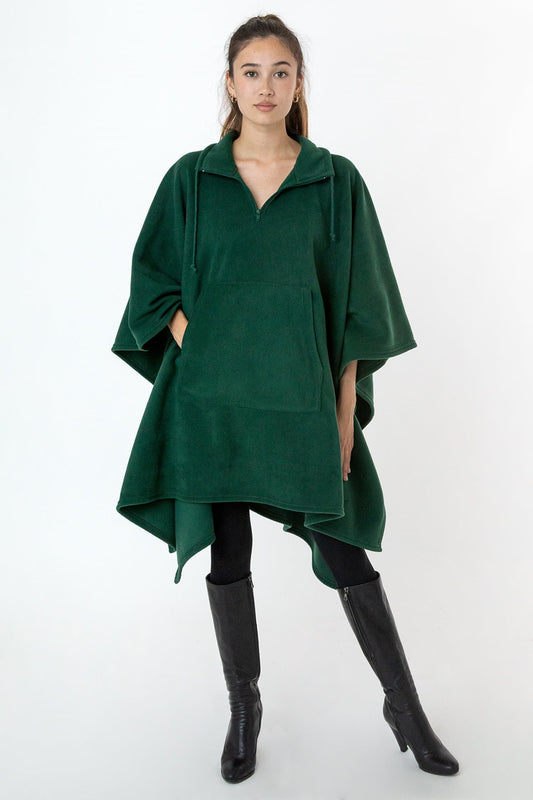 PF419 - Polar Fleece Half Zip Poncho