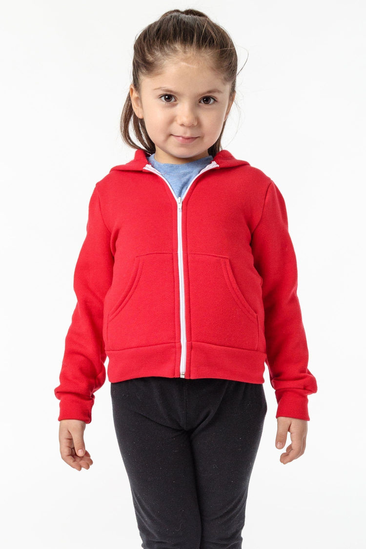 F1097 - Toddler Poly Cotton Zip Hoodie