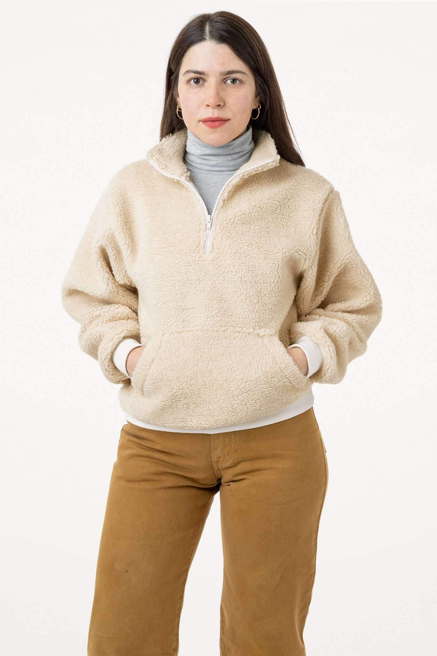 Women Sweatshirts - Sherpa – Los Angeles Apparel - Japan